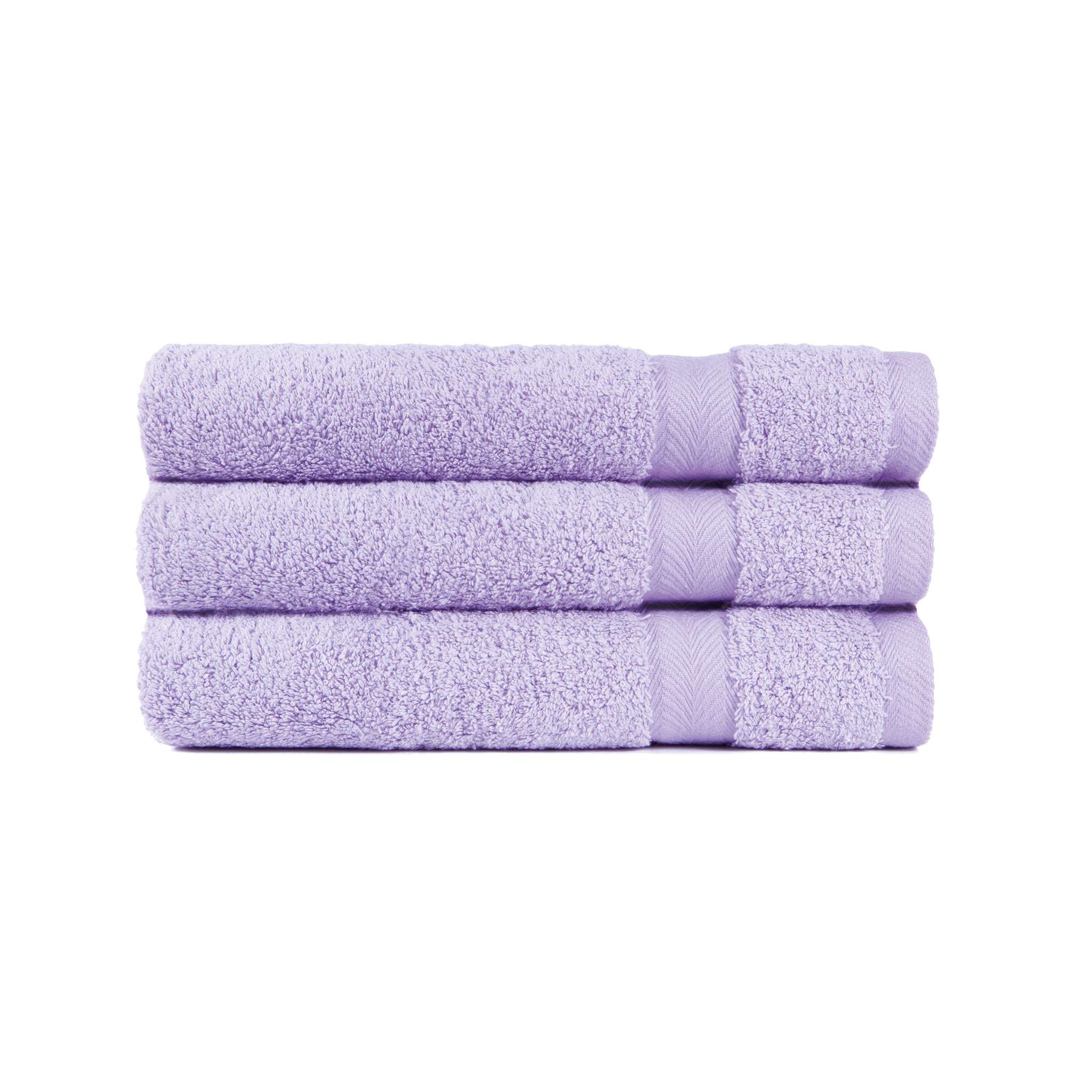 Royal badehåndkle med circle monogram, lavendel
