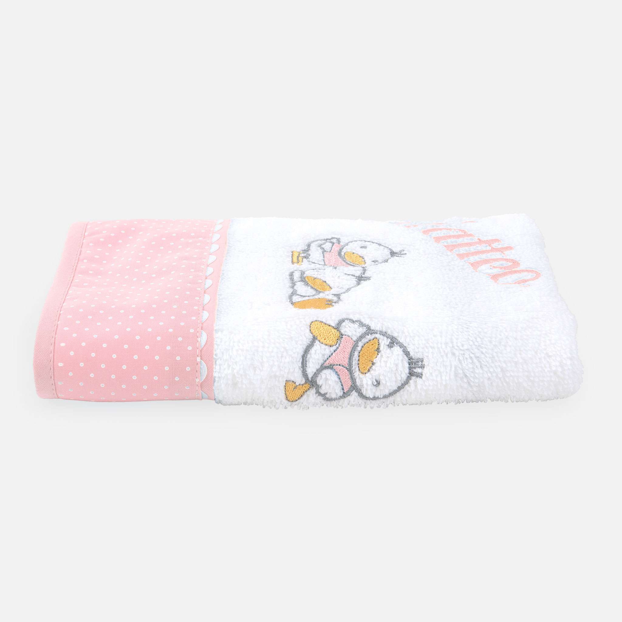 Ducks Pink Handduk 30x50 cm
