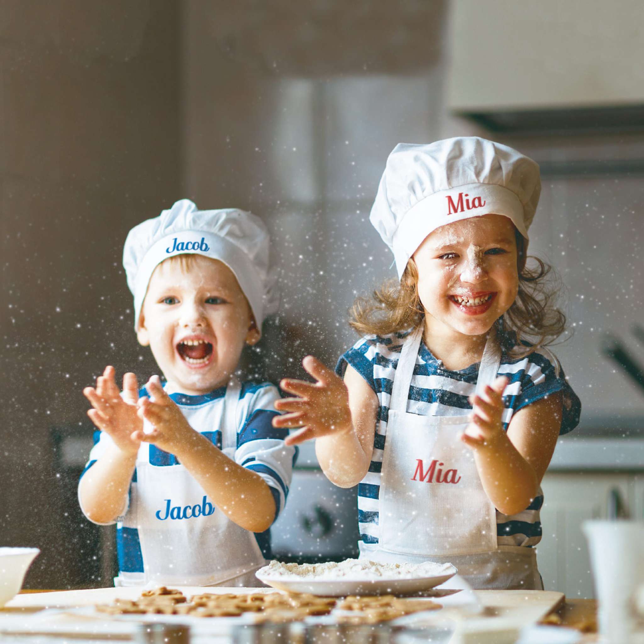 Kockförkläde barn, 4-6 år