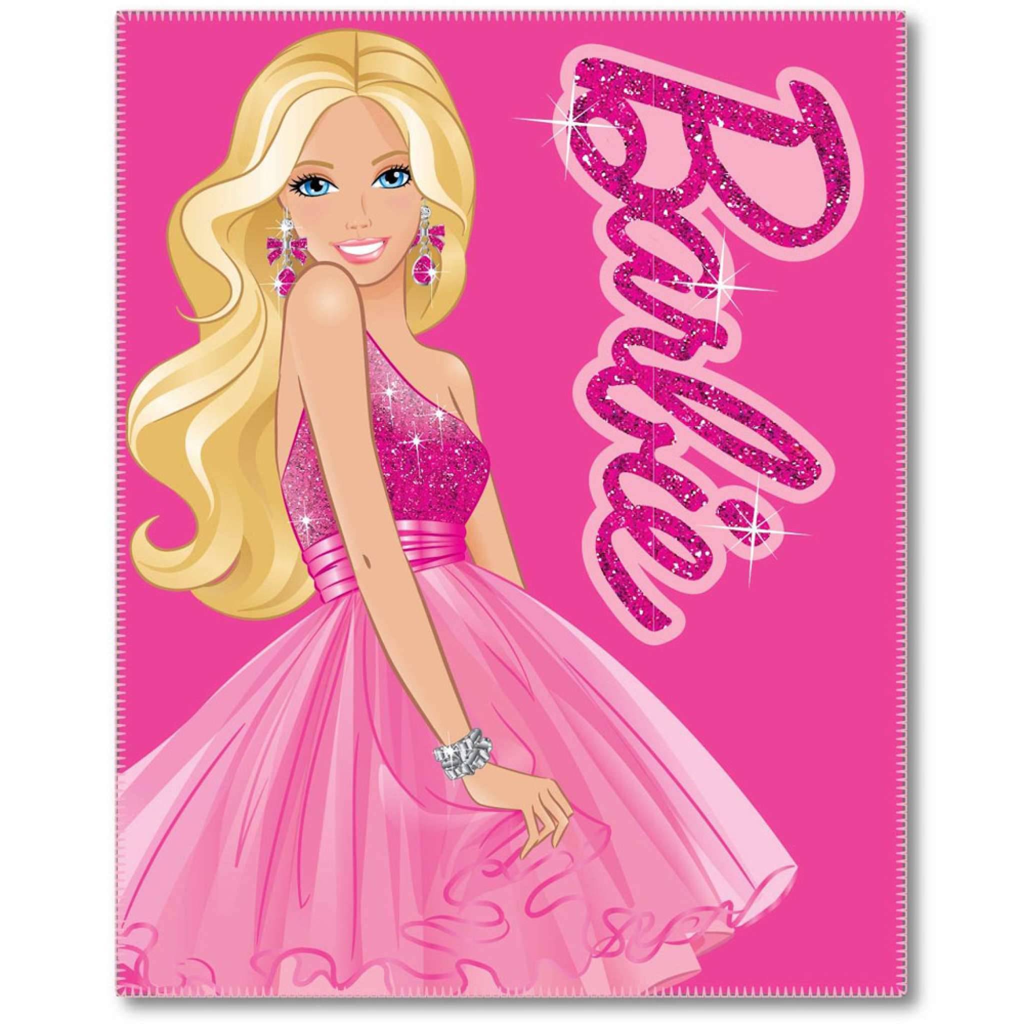 Fleecepläd, Barbie