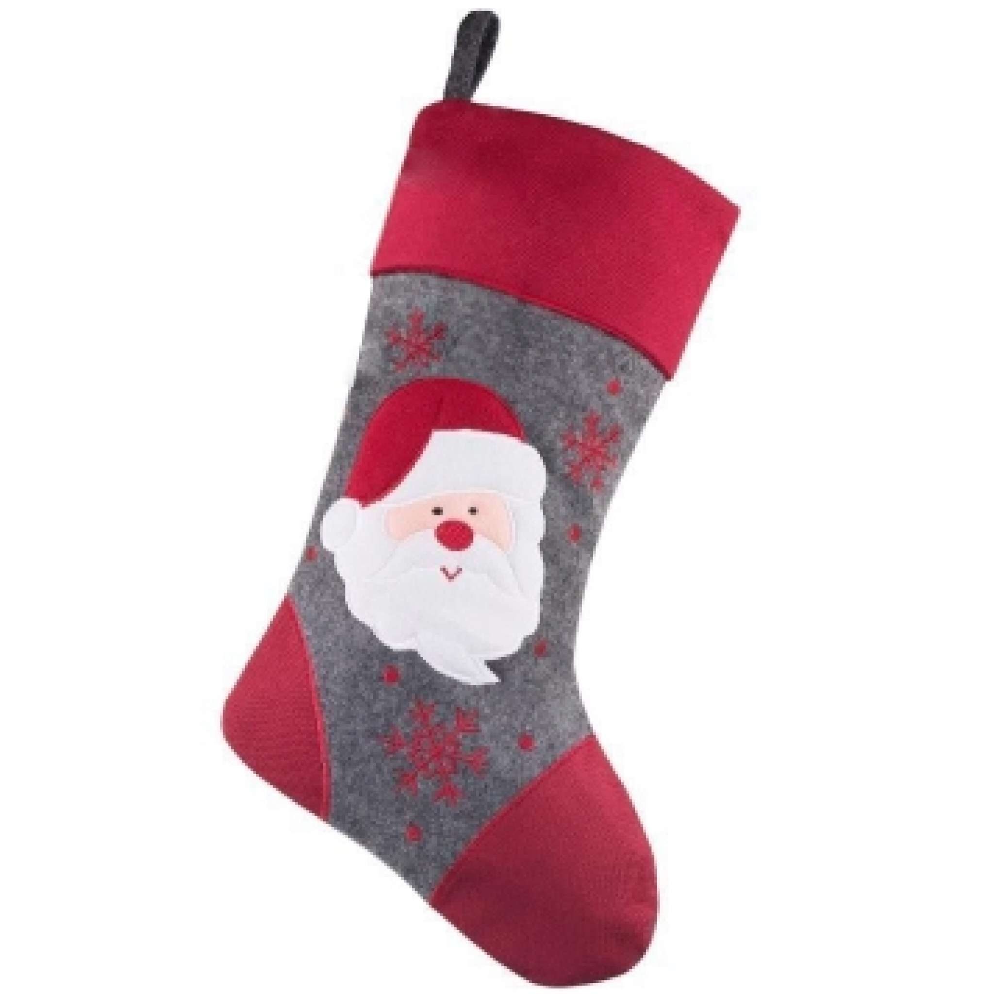 Julstrumpa Premium, Tomte, röd tå