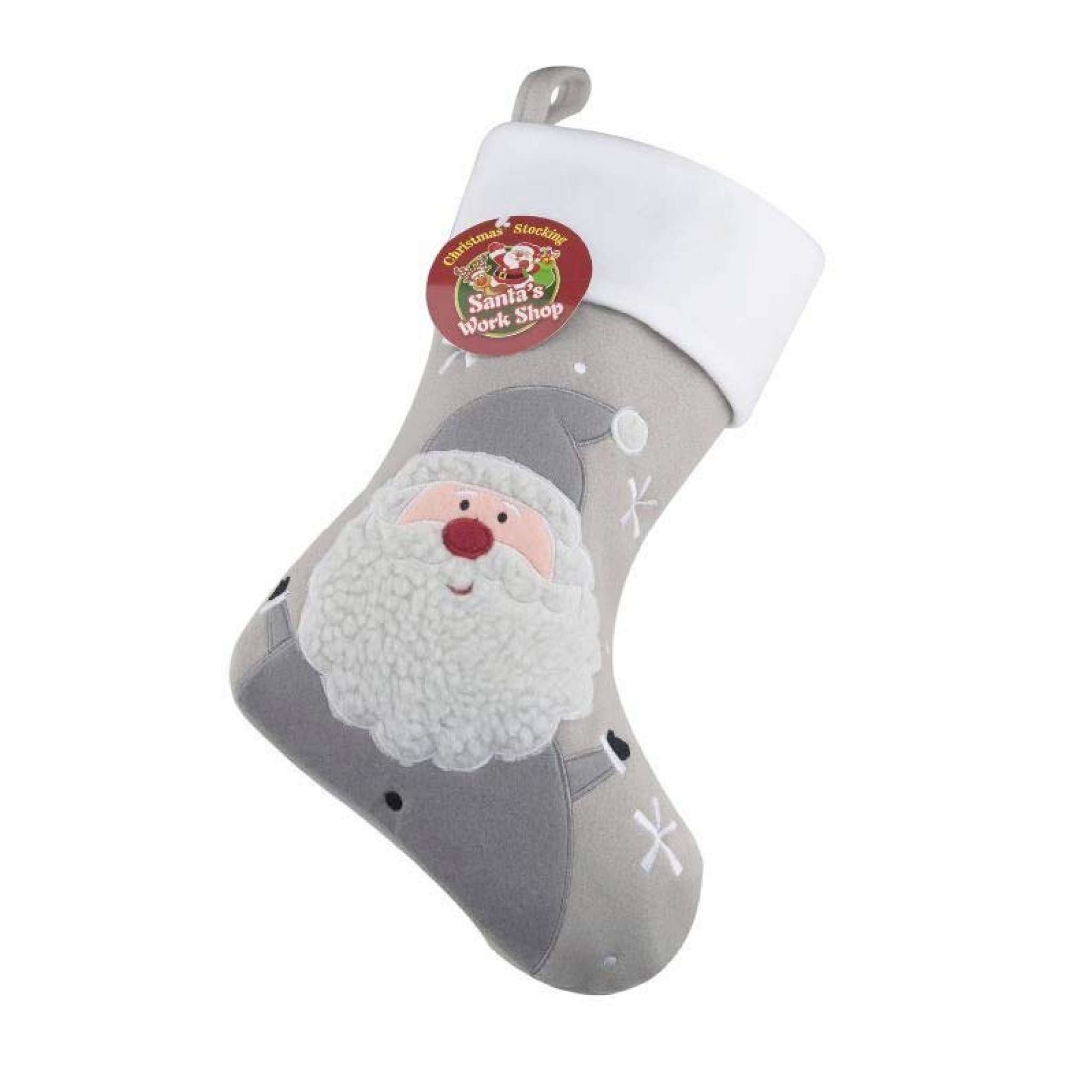 Julstrumpa Premium, Tomte grå