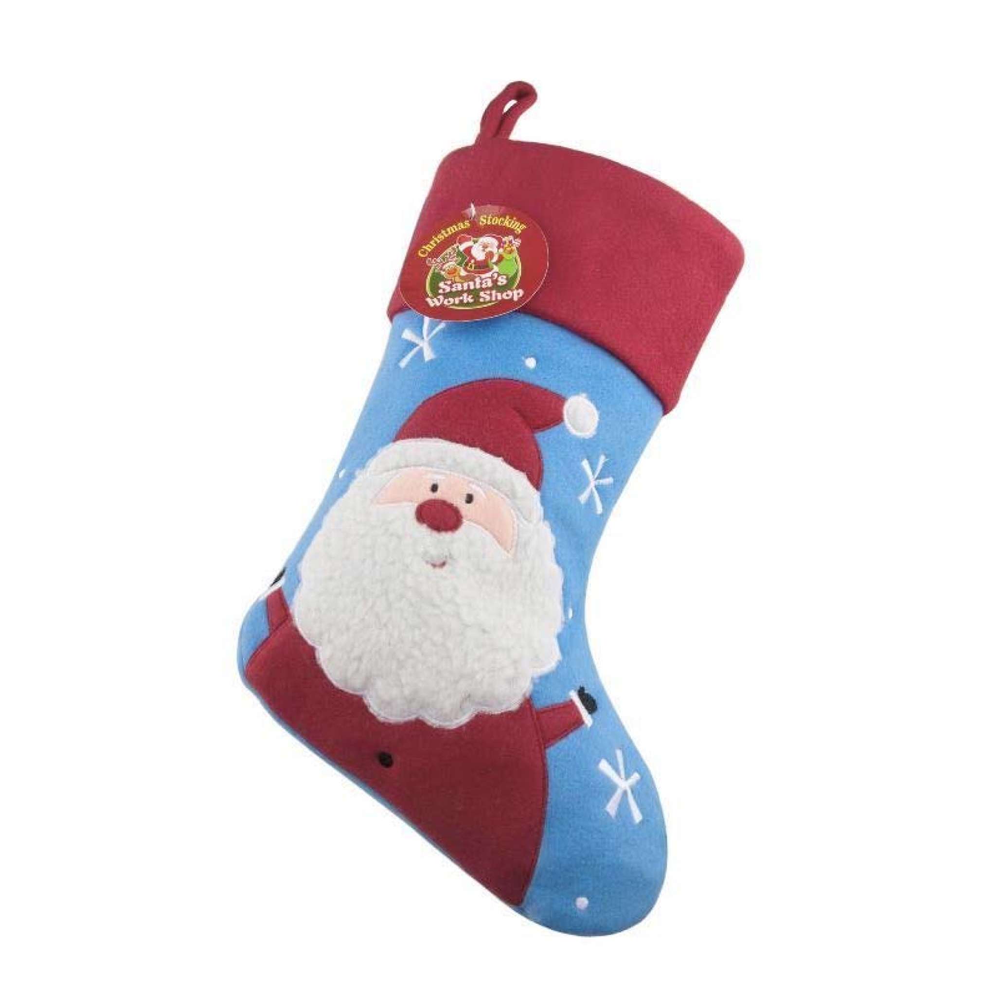 Julstrumpa Premium, Tomte blå