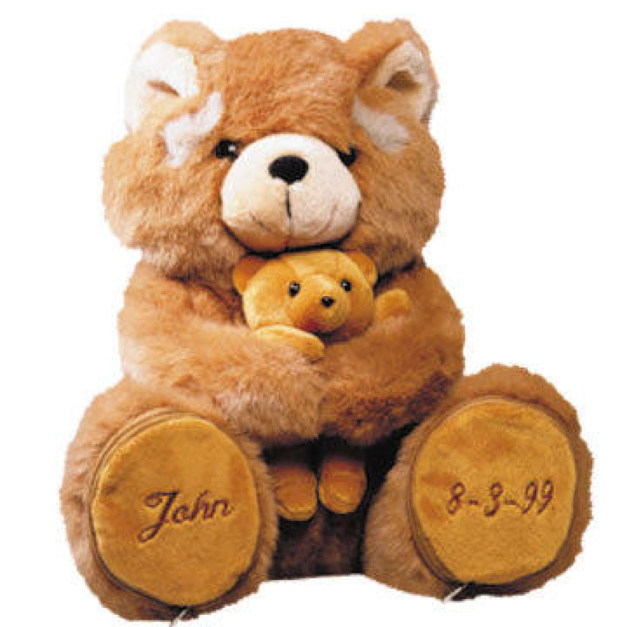 Nalle med baby