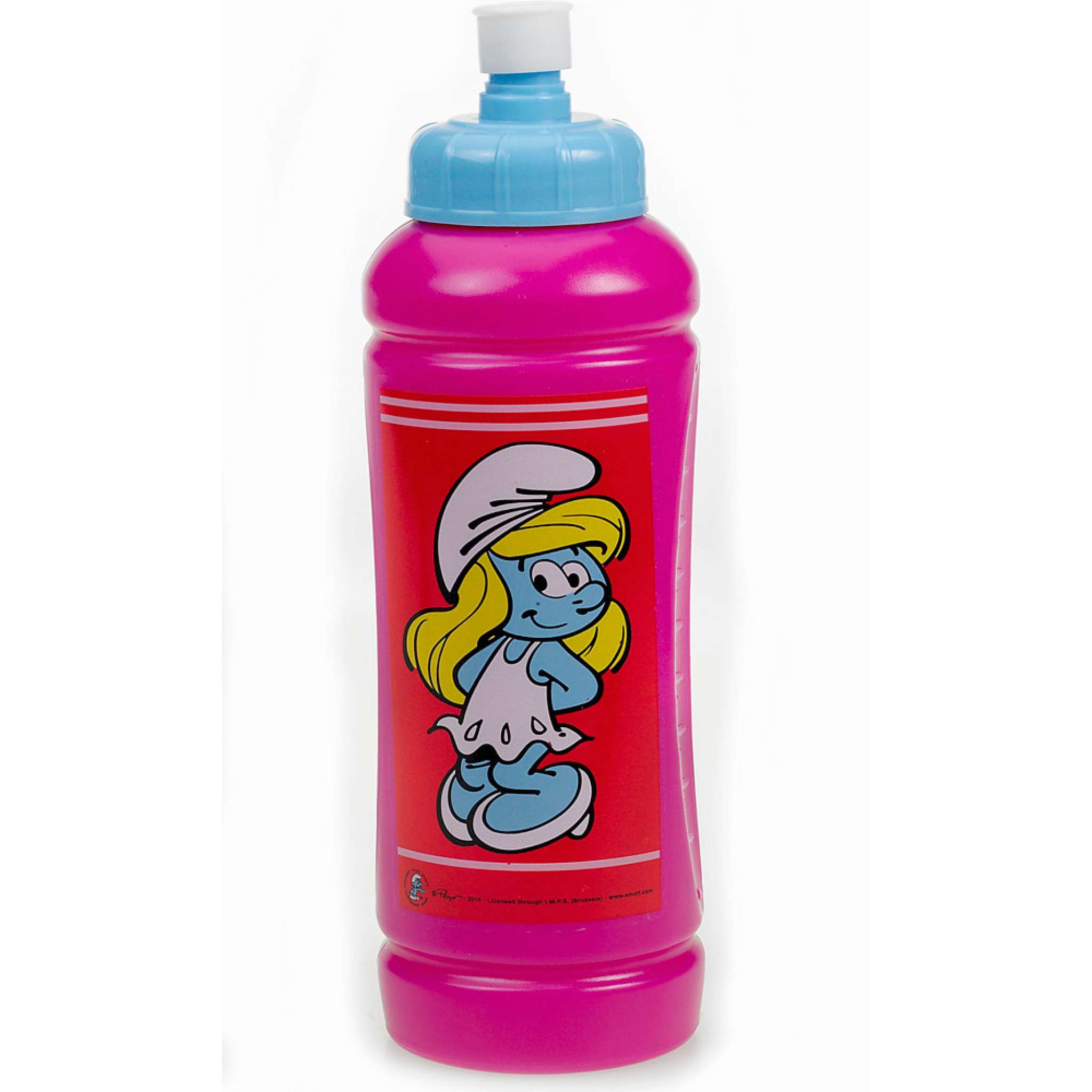 Sportflaska Smurf Rosa