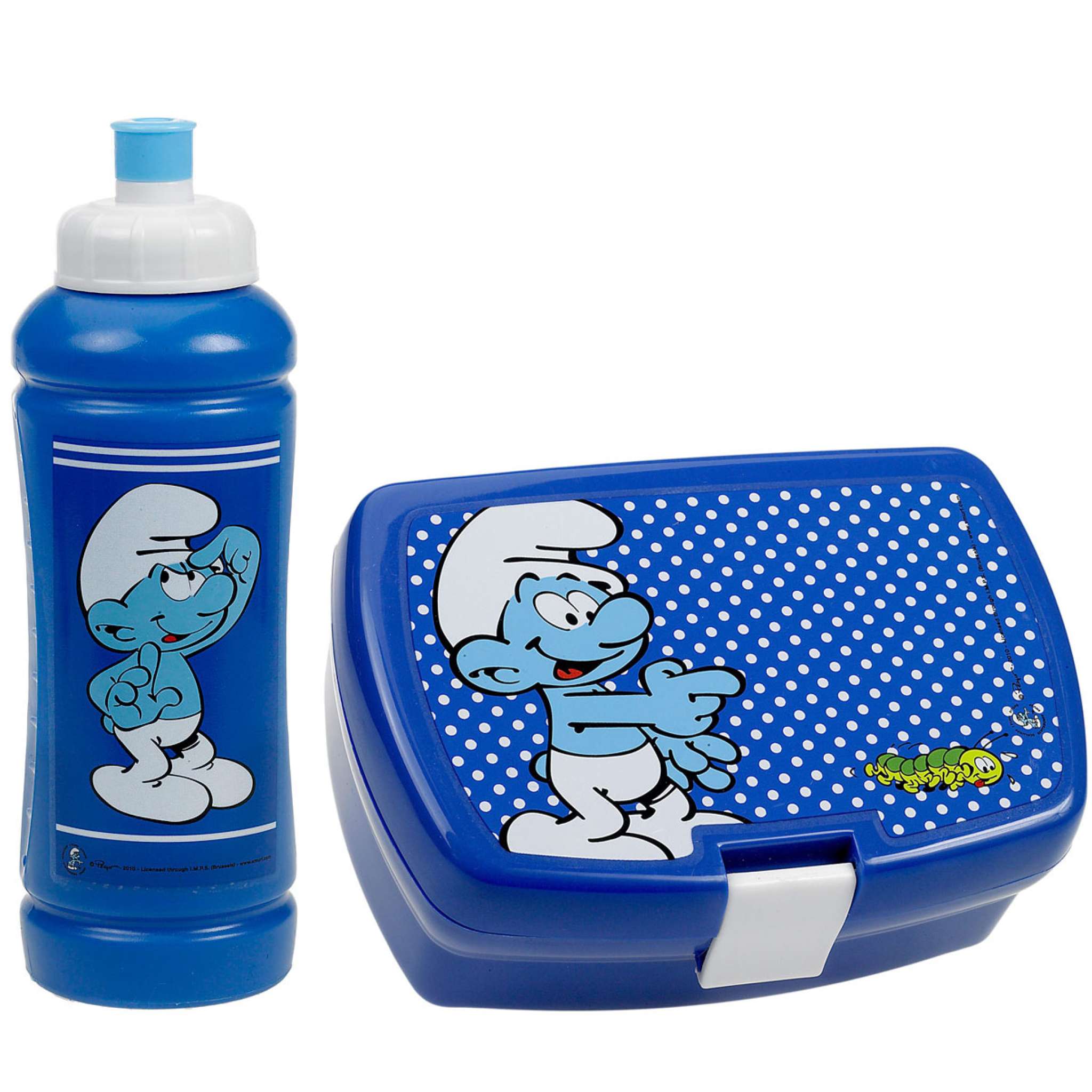 Lunchset Smurf Blå