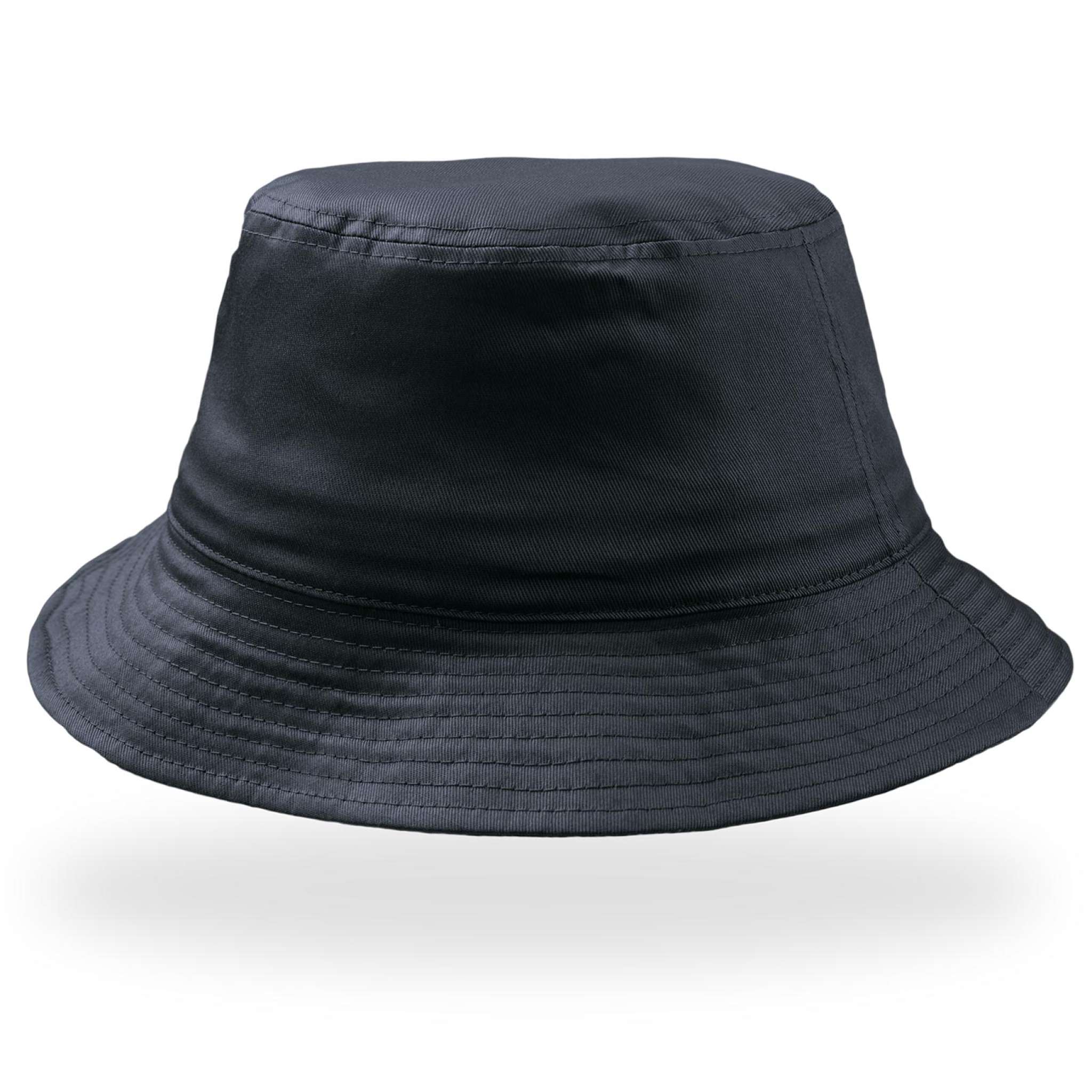 Bucket Cotton Hat med stor brodyr