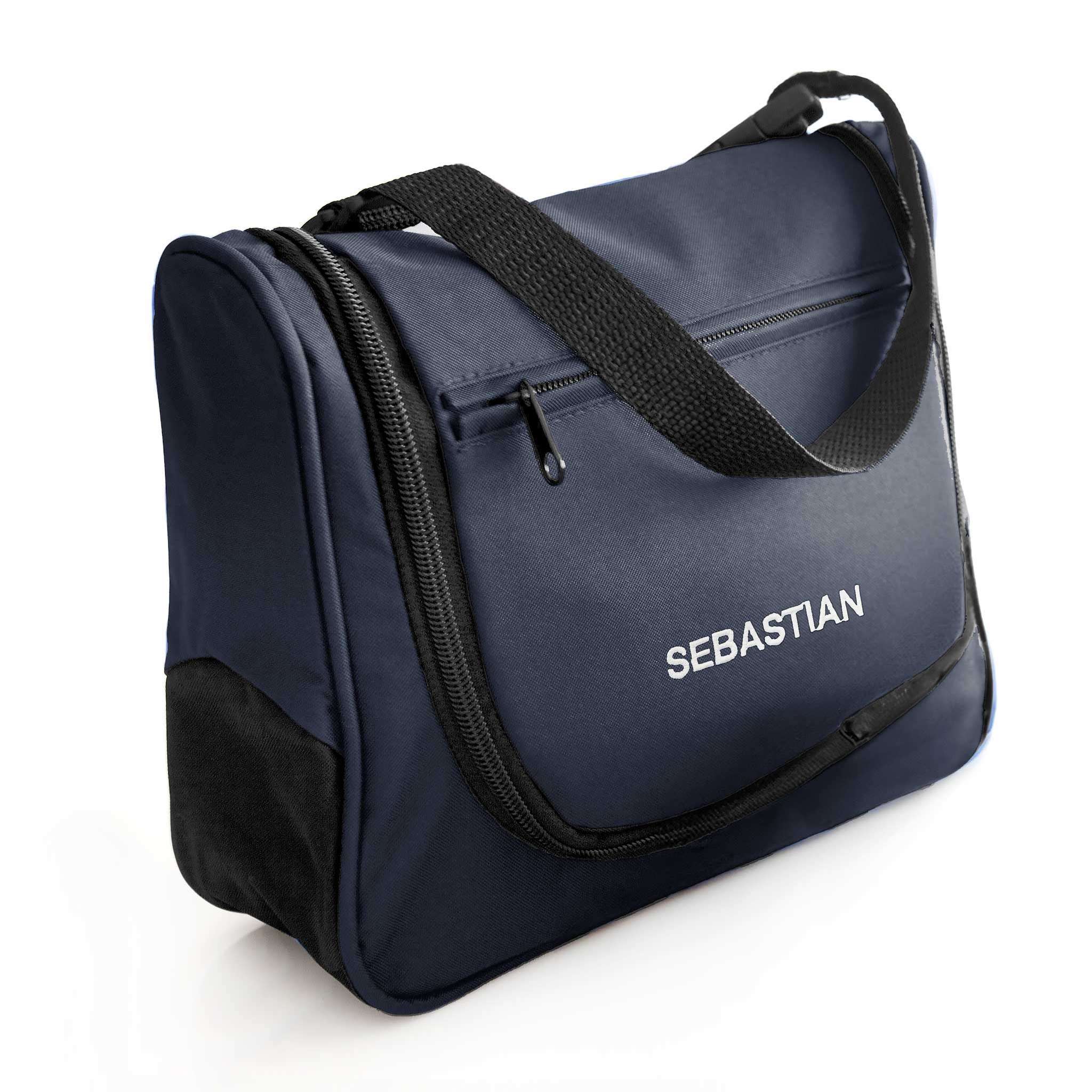 Necessär Monaco med spegel Marinblå