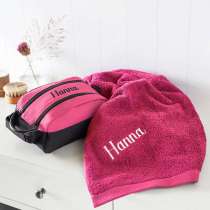 Premium Milano necessär med en matchande Pure exclusive Handduk.