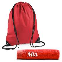 Premium Gympåse och Pure Exclusive badhandduk 70x140 cm