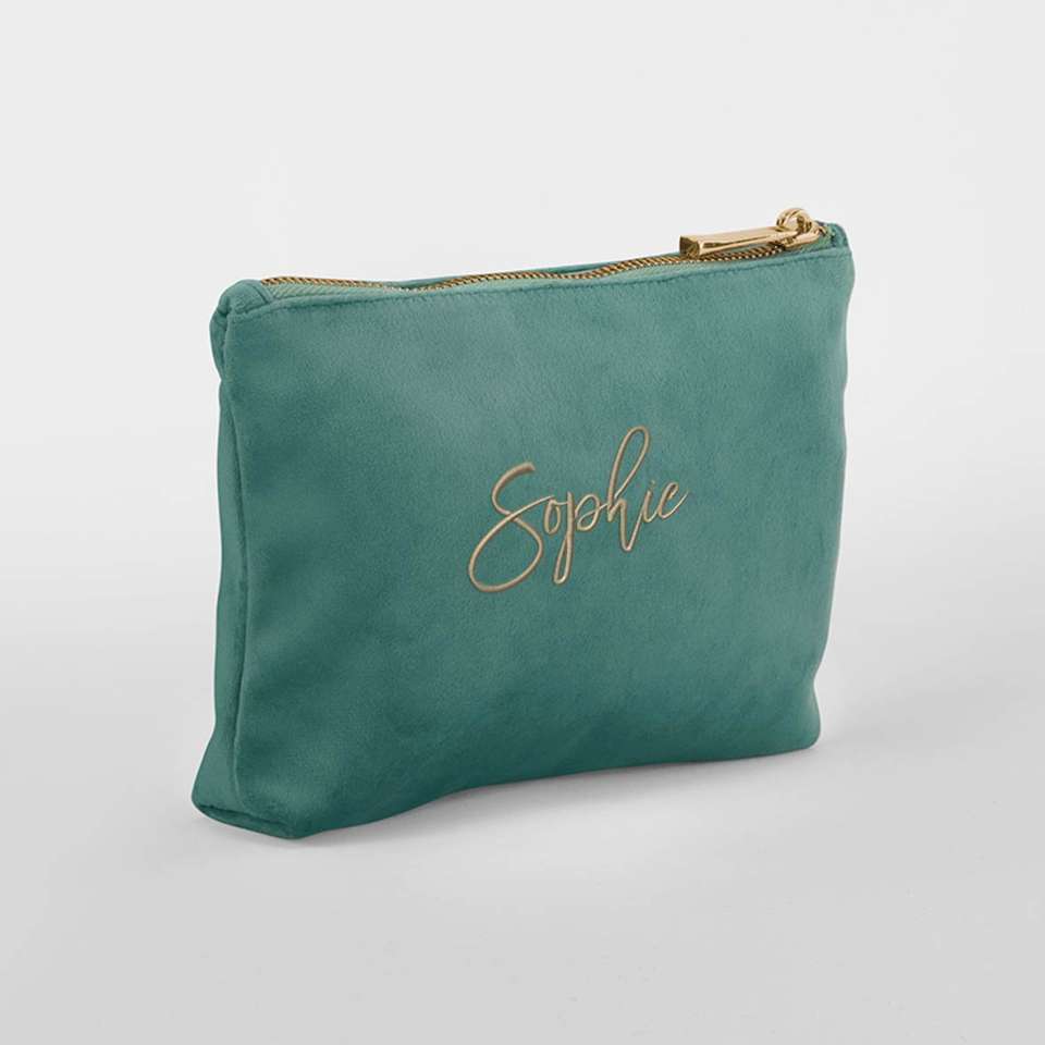 Velvet Accessory Bag Small