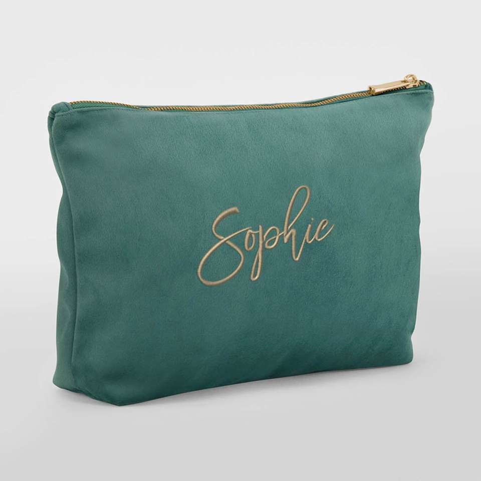 Velvet Accessory Bag Small