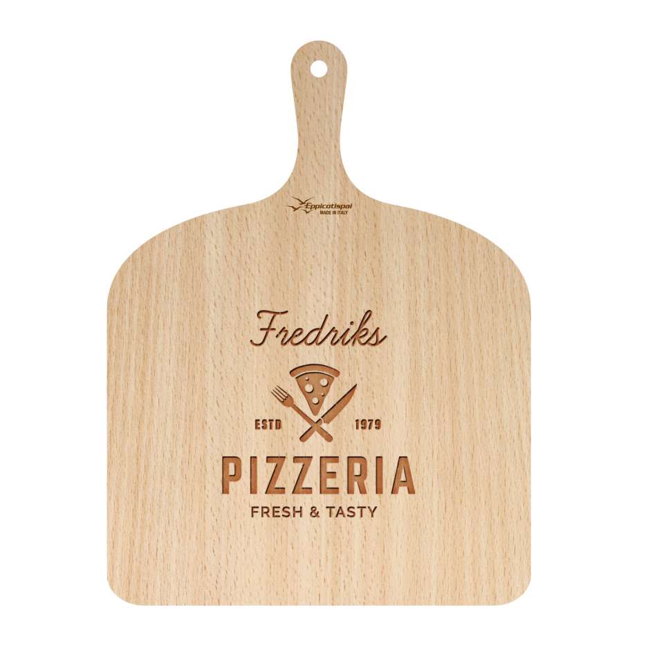 Pizzaspade 41x30 cm med pizzamotiv