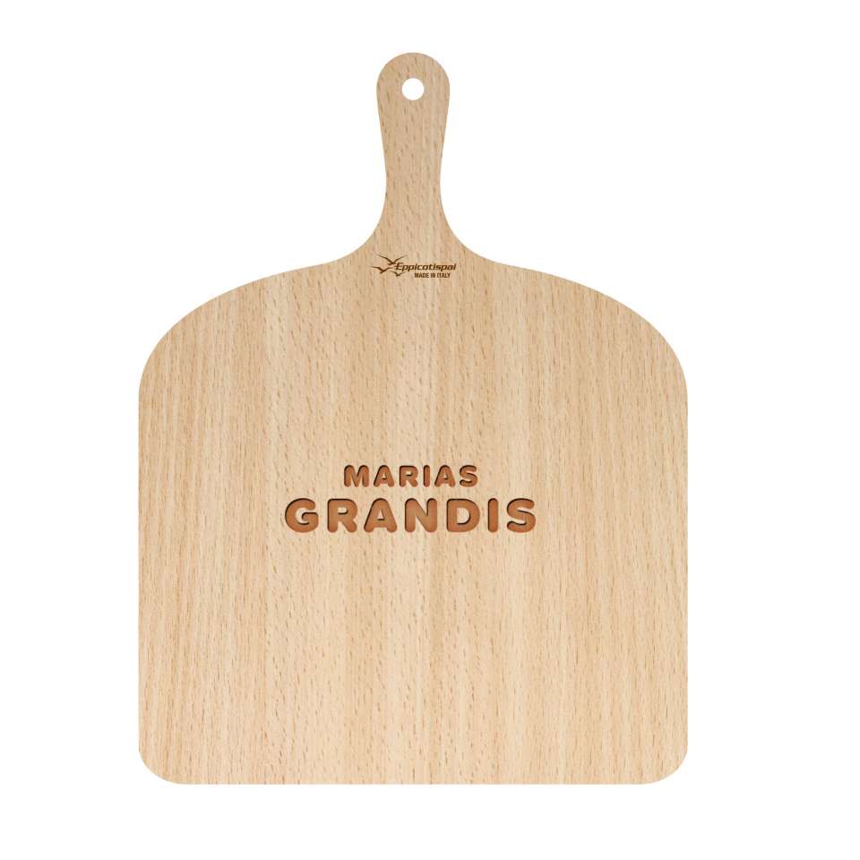 Pizzaspade 41x30 cm med pizzatext