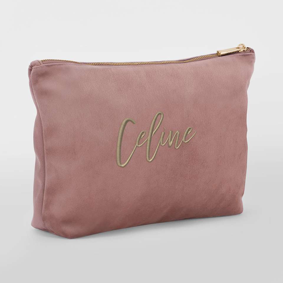 Velvet Accessory Bag Small