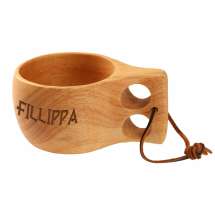 Härlig träkåsa till kaffe eller annan god dryck.