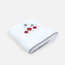 Supermjuk babyhandduk till kvällsbadet.