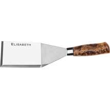 Hunter Premium Spatula är en elegant stekspade utvecklad för pizzagräddning. Den lämpar sig även bra som grillverktyg till hamburgare och kött. Hunter Premium Spatula är handgjord och tillverkad på Bruslettos fabrik i Geilo, Norge.