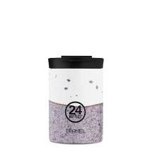 Håller drycken kall i 24 timmar eller varm i 6 timmar. Dubbelisolerad stainless steel termosmugg.